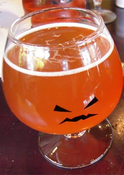 Pumpkin Beer Glass