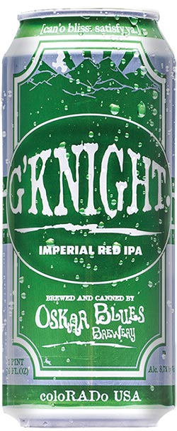G’Knight Double Red IPA from Oskar Blues Brewing