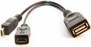 USB OTG and Power Y Cable