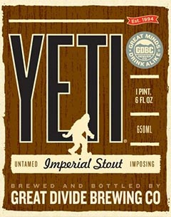 Great Divide Yeti Stout