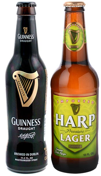 Guinness & Harp Lager