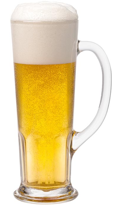 Australian Sparkling Ale Poured in a Glass