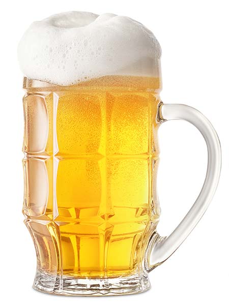American Lager in a Mug