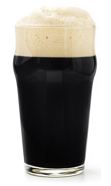 Tropical Stout in Pint Glass